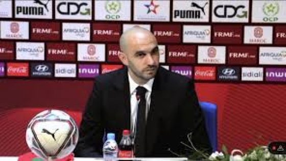 الركراكي مدربا للمنتخب المغربي