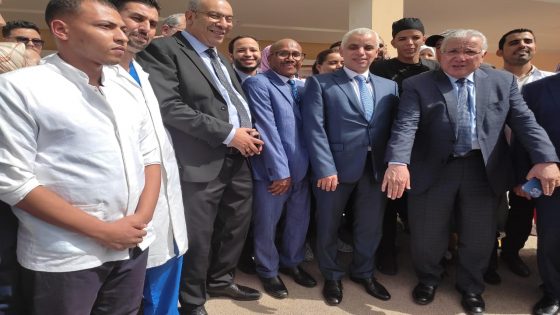 وزير الصحة والحماية الاجتماعية يعطي انطلاقة خدمات المستشفى الجهوي مولاي علي الشريف بالراشيدية بعد توسعته وتجهيزه