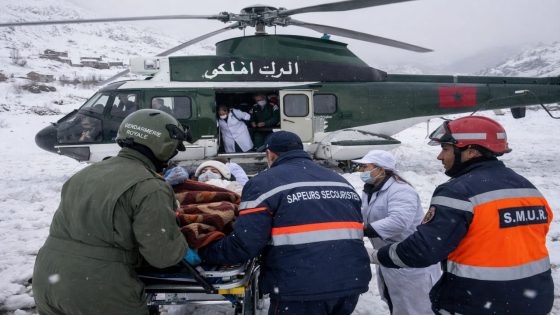 مروحية الدرك الملكي تؤمن نقل سيدة حديثة الولادة في وضعية حرجة بإقليم أزيلال