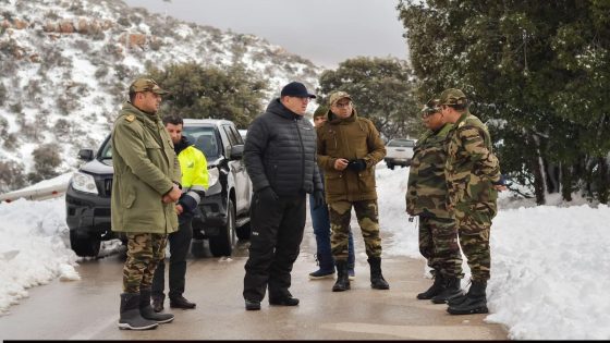 ميدلت..عامل الإقليم يقود فرق التدخل لإزاحة الثلوج بين زايدة وتمحضيت